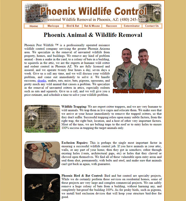 Phoenix Wildlife Control